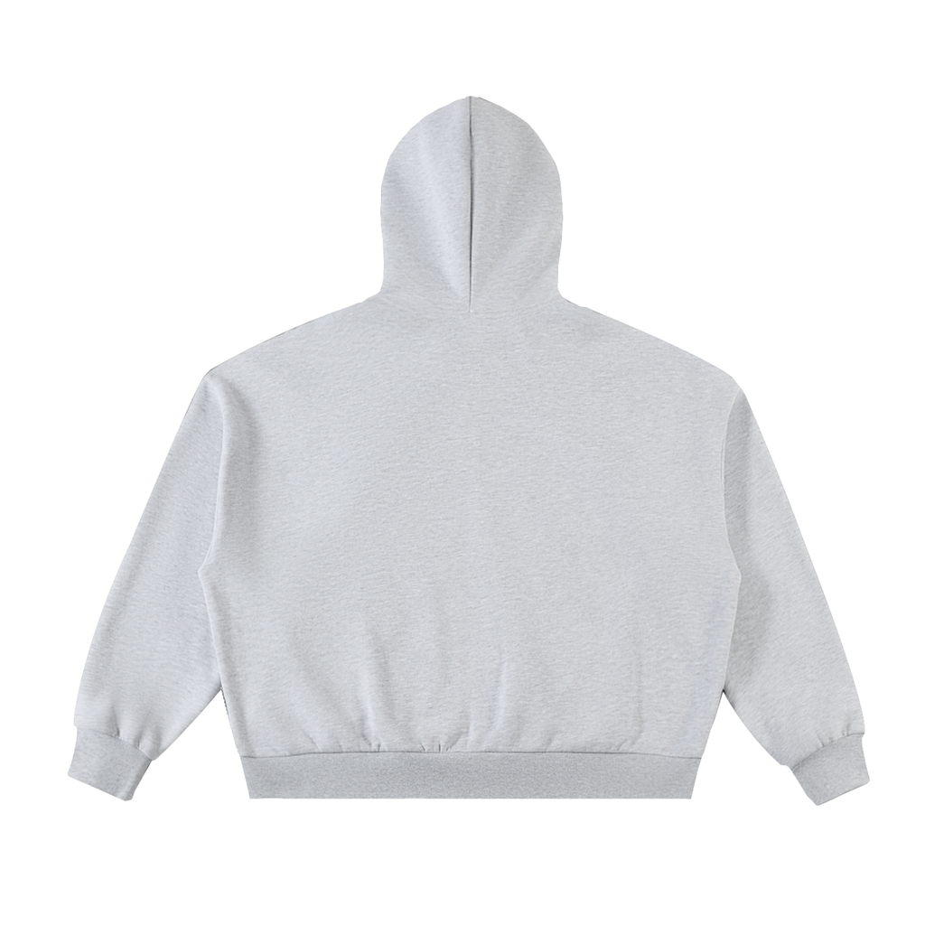 Luxe Fleece Full-Zip Boxy sophisticated Hoodie