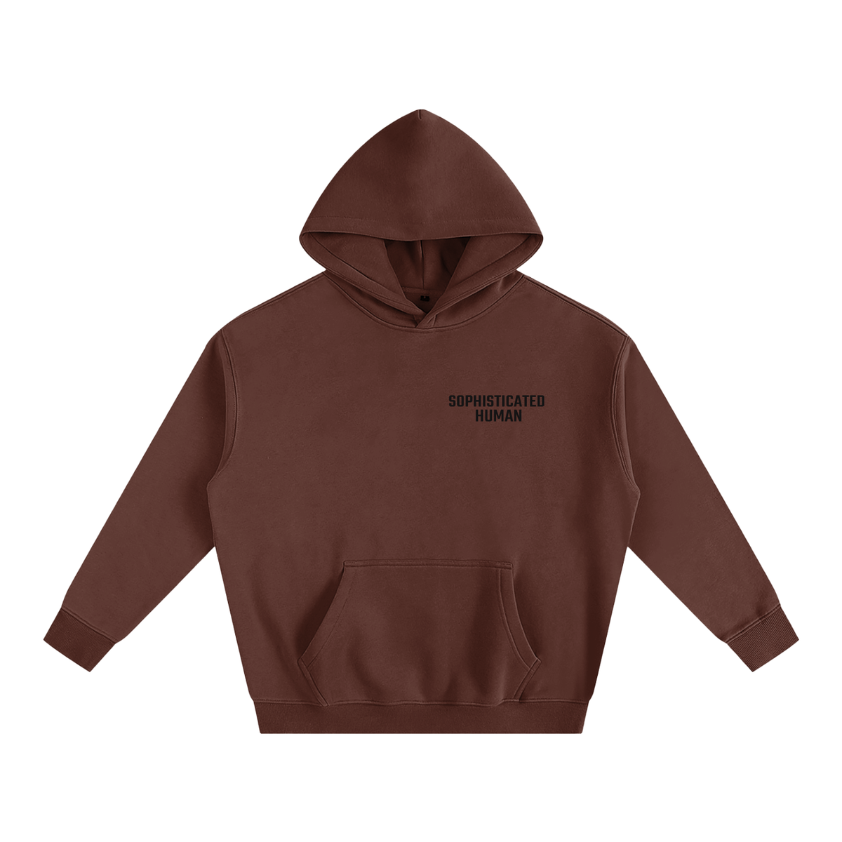 Oversize Fleeced Hoodie  SH Coffee